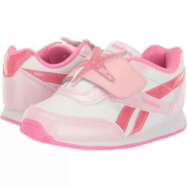 imageReebok Womens Royal Classic Jogger 20 Kc SneakerWhitePink GlowTrue Pink