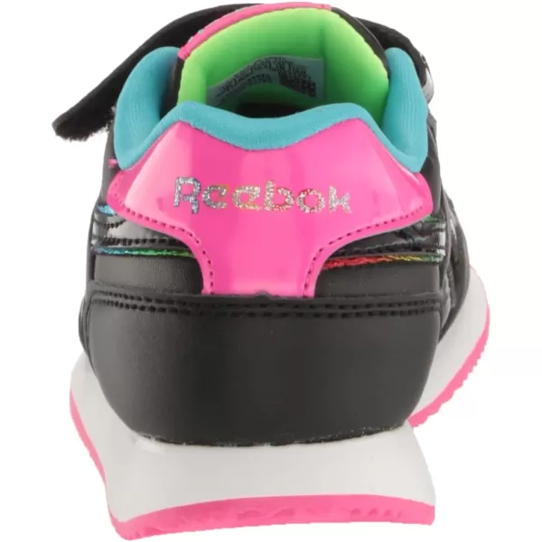 imageReebok Womens Royal Classic Jogger 30 1v SneakerBlackLaser PinkBlack