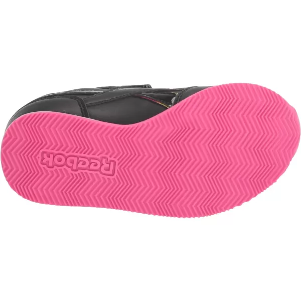 imageReebok Womens Royal Classic Jogger 30 1v SneakerBlackLaser PinkBlack