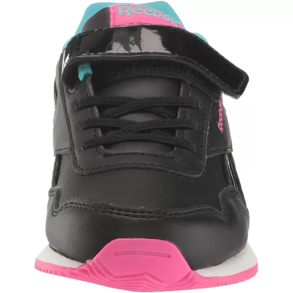 imageReebok Womens Royal Classic Jogger 30 1v SneakerBlackLaser PinkBlack