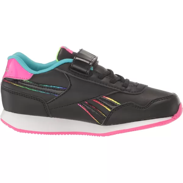 imageReebok Womens Royal Classic Jogger 30 1v SneakerBlackLaser PinkBlack