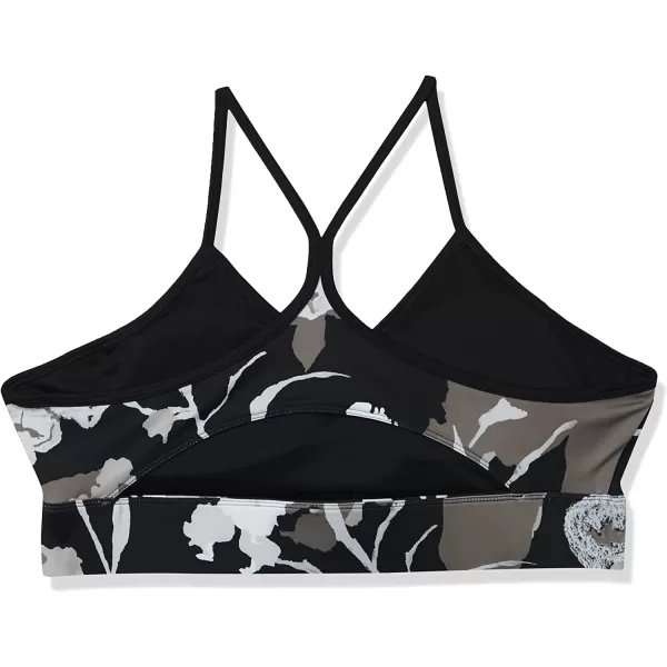 imageReebok Womens Sports Bra TriBack Light Support BlackBoulder GreyAll Over Print