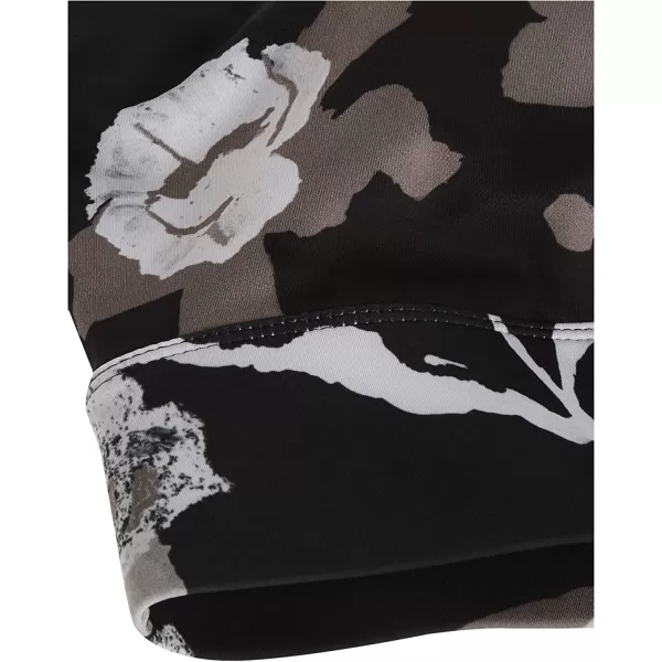 imageReebok Womens Sports Bra TriBack Light Support BlackBoulder GreyAll Over Print