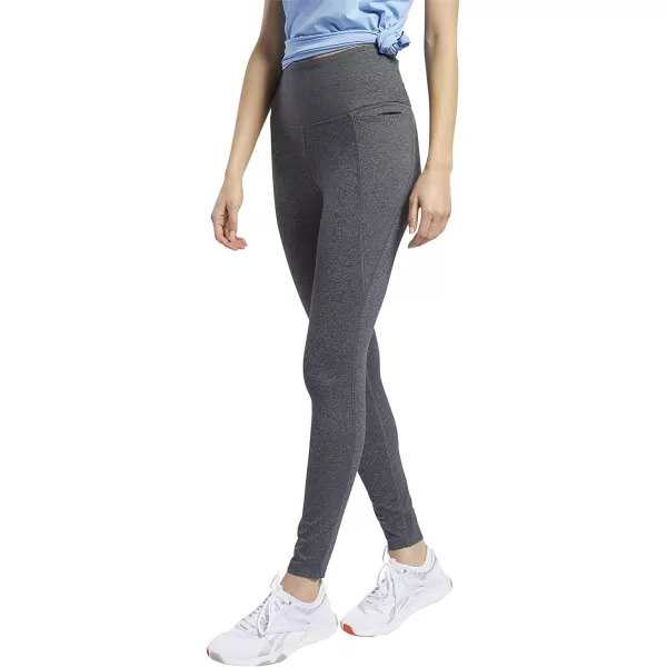 imageReebok Womens Training Supply Lux Highrise Tight 20Dark Grey Heather
