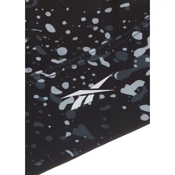 imageReebok Womens TriBack Sports Bra Light SupportBlackWhiteGraphic Print