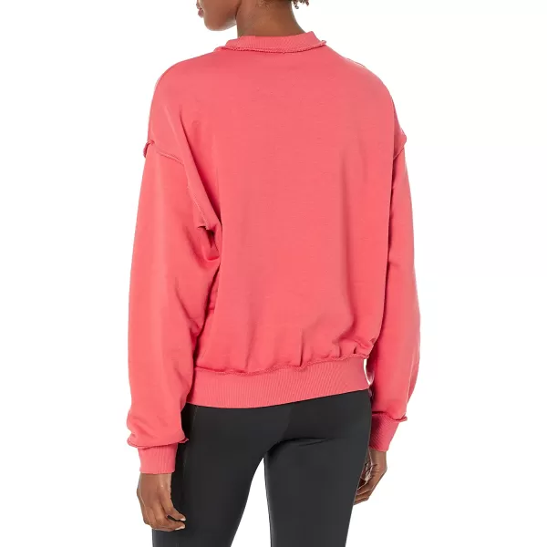 imageReebok Womens Vector Logo Crewneck Sweatshirt in Rhodonite