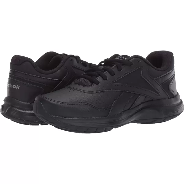imageReebok Womens Walk Ultra 7 DMX Max ShoeBlackCold Grey 5Collegiate Royal