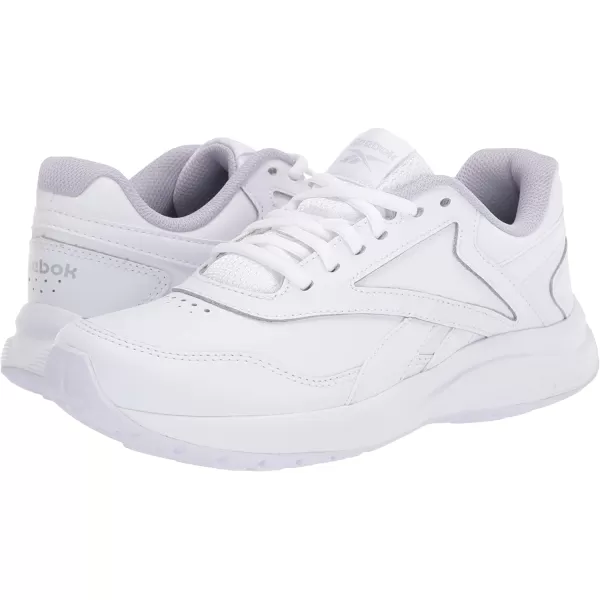 imageReebok Womens Walk Ultra 7 DMX Max ShoeWhiteCold GreyCollegiate Royal