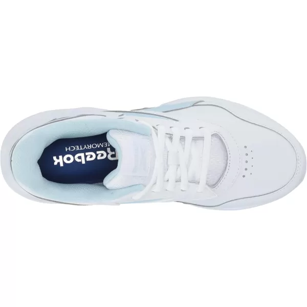 imageReebok Womens Walk Ultra 7 DMX Max ShoeWhiteGlass BlueCollegiate Royal