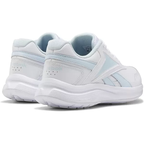 imageReebok Womens Walk Ultra 7 DMX Max ShoeWhiteGlass BlueCollegiate Royal