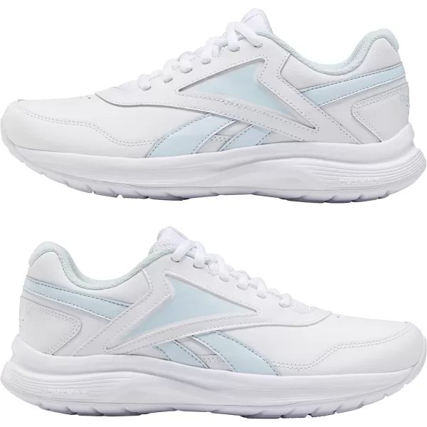 imageReebok Womens Walk Ultra 7 DMX Max ShoeWhiteGlass BlueCollegiate Royal