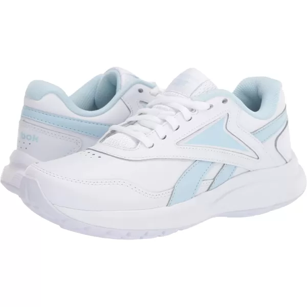 imageReebok Womens Walk Ultra 7 DMX Max ShoeWhiteGlass BlueCollegiate Royal