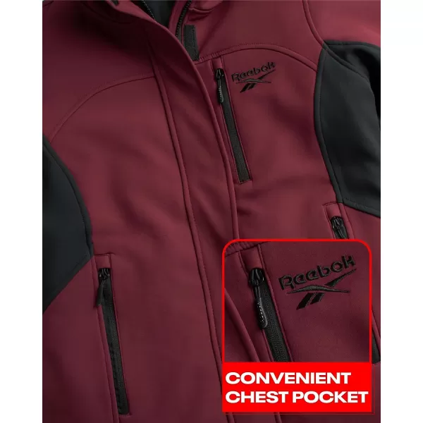 imageReebok Womens Winter Coat  System Jacket Removable Waterproof Shell  Heavyweight Windbreaker Ski Jacket for Women SXLClassic Maroon
