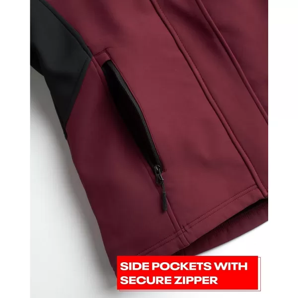 imageReebok Womens Winter Coat  System Jacket Removable Waterproof Shell  Heavyweight Windbreaker Ski Jacket for Women SXLClassic Maroon