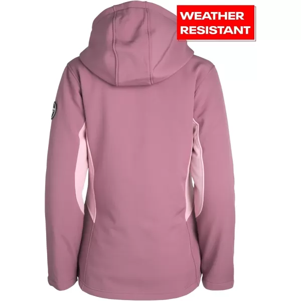 imageReebok Womens Winter Coat  System Jacket Removable Waterproof Shell  Heavyweight Windbreaker Ski Jacket for Women SXLDark Dusty Rose