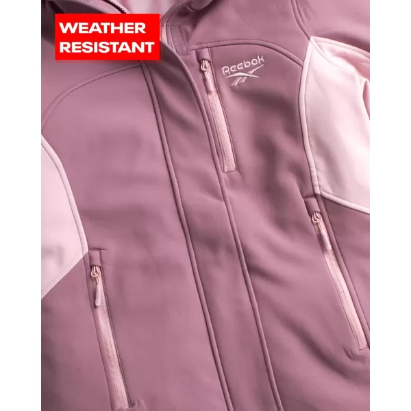 imageReebok Womens Winter Coat  Waterproof Windbreaker Jacket with Removable Puffer Coat  System Ski Jacket for Women SXLDark Dusty Rose