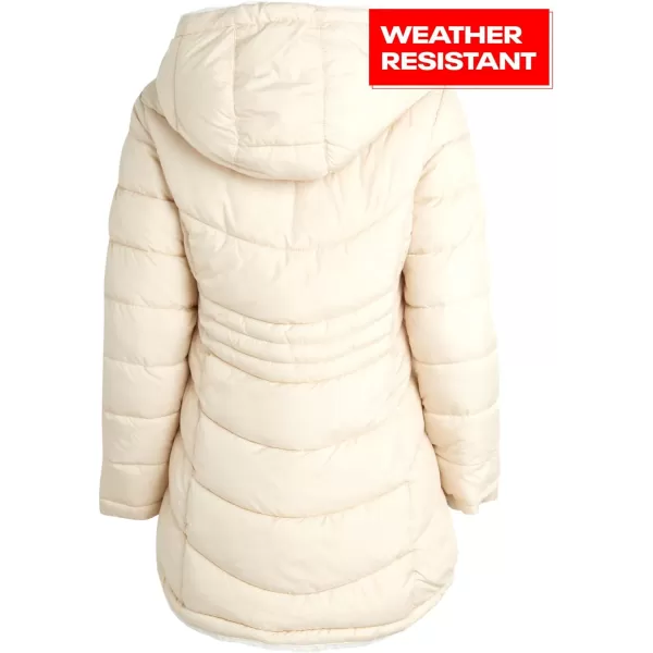 imageReebok Womens Winter Jacket  Reversible Quilted Puffer with Sherpa Fleece Lining  Parka Coat for Women S3X Plus SizeStucco