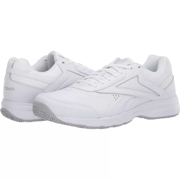 imageReebok Womens Work N Cushion Walking ShoeWork N Cushion 470 WhiteCold GreyWhite