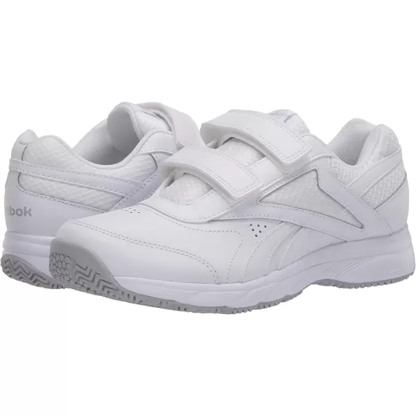imageReebok Womens Work N Cushion Walking ShoeWork N Cushion 497 WhiteCold GreyWhite