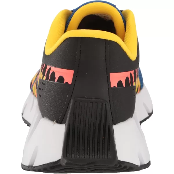 imageReebok Zig Dynamica 20 Sneaker  UnisexChild Vector BlueBlackOrange Flare