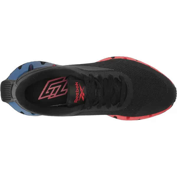 imageReebok Zig Dynamica 20 Sneaker for UnisexChild BlackVector RedVector Blue