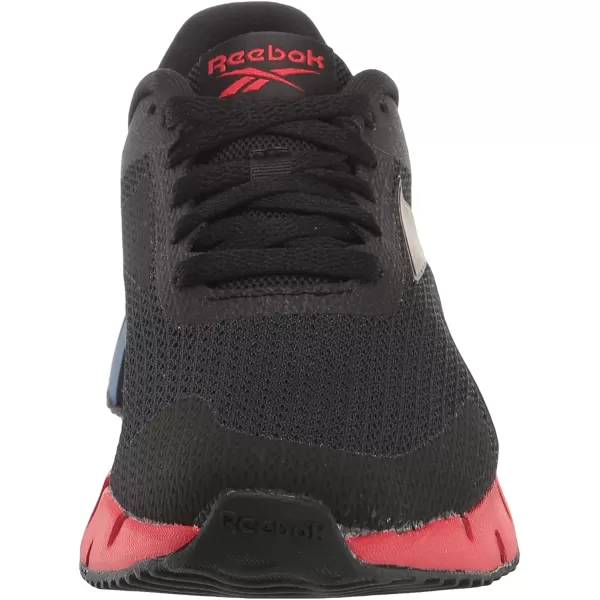 imageReebok Zig Dynamica 20 Sneaker for UnisexChild BlackVector RedVector Blue