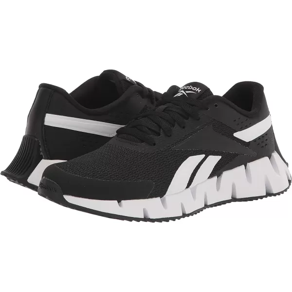 imageReebok Zig Dynamica 20 Sneaker for UnisexChild BlackWhitePure Grey
