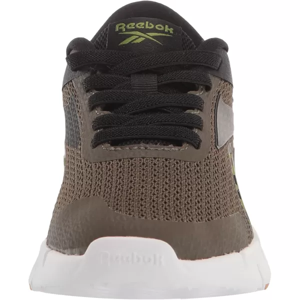 imageReebok Zig Dynamica 20 Sneaker for UnisexChild in Army GreenWild MossMoonstone