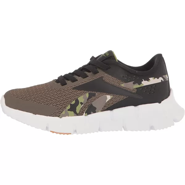 imageReebok Zig Dynamica 20 Sneaker for UnisexChild in Army GreenWild MossMoonstone