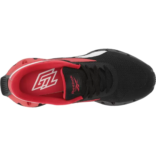 imageReebok Zig Dynamica 20 Sneaker for UnisexChild in BlackVector RedWhite