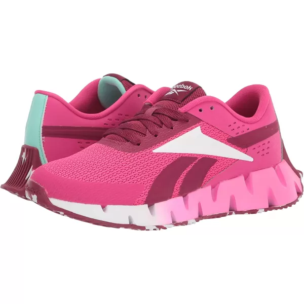 imageReebok Zig Dynamica 20 Sneaker for UnisexChild in Pursuit PinkPunch BerryPixel Mint