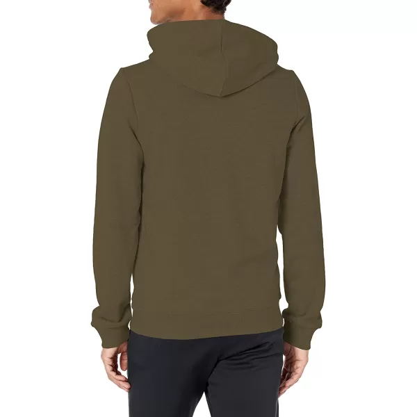 imageReebok mens Big Logo HoodieArmy GreenWhite Logo