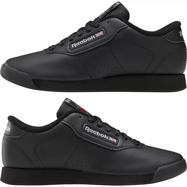 imageReebok womens Princess Sneaker Black 65 USReebok womens Princess Sneaker Black 65 US