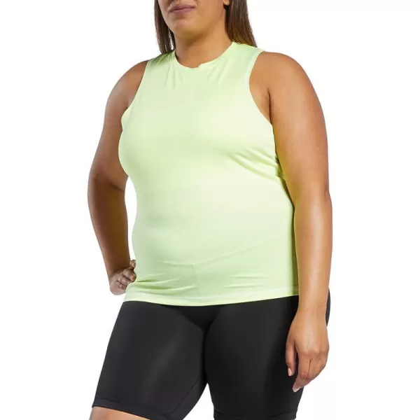 imageCore 10 Womens Fitted HighNeck Mesh TankEnergy Glow