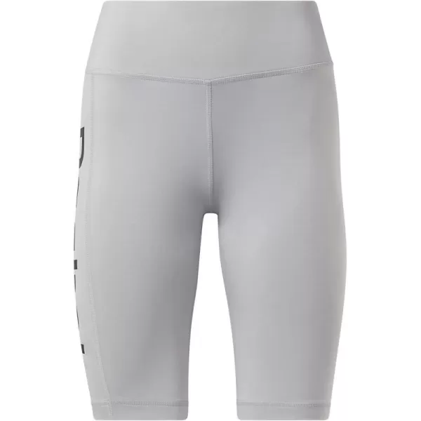 imageCore 10 by Reebok Womens Big Logo Bike ShortsPure Grey