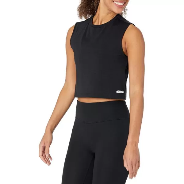 imageCore 10 by Reebok Womens Crop Fitted Muscle TankBlack