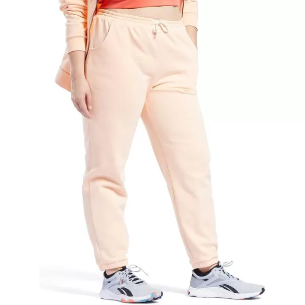 imageCore 10 by Reebok Womens RelaxedFit Adjustable Fleece Jogger SweatpantsAura Orange