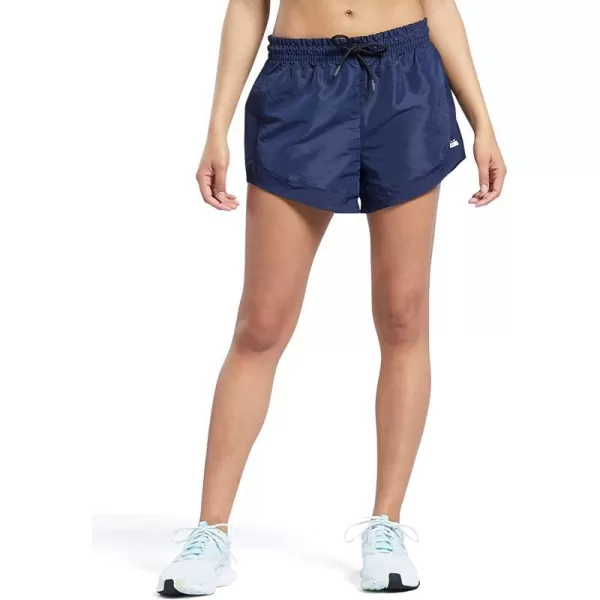 imageCore 10 by Reebok Womens Shiny Woven ShortsVector Navy