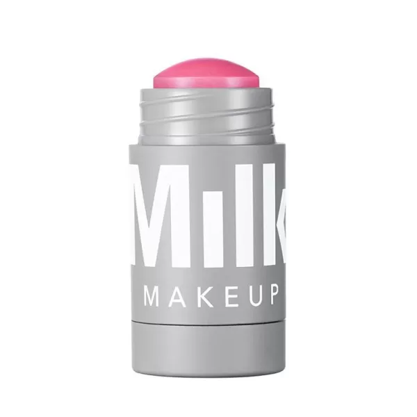 imageMilk Makeup Lip and Cheek Tint  Pigmented Cream Stick  Natural Vegan Formula  021 Oz WERK  Dusty RoseRALLY  Shimmery Mauve
