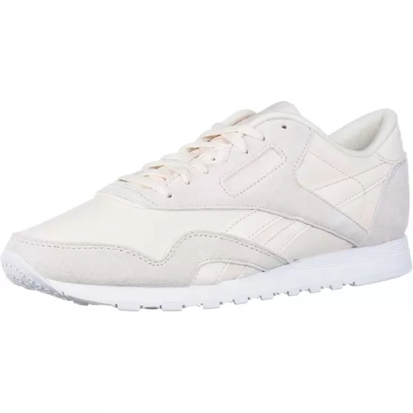 imagePale Pink and White Reebok Womens Classic Nylon Casual Shoes