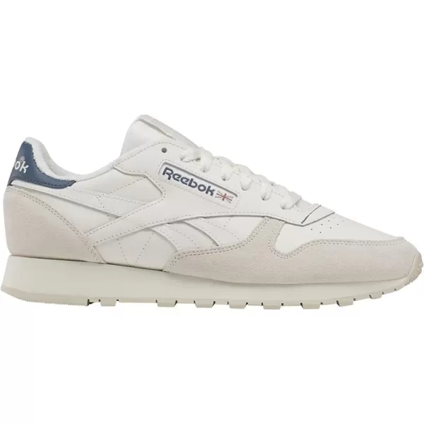 imageReebok Classic Leather Sneaker  Unisex  ChalkStuccoHoops Blue