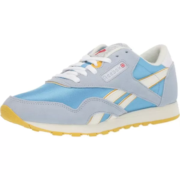 imageReebok Classic Nylon Casual Shoes for Women Archivegable GreySky BlueUrban YellowWht