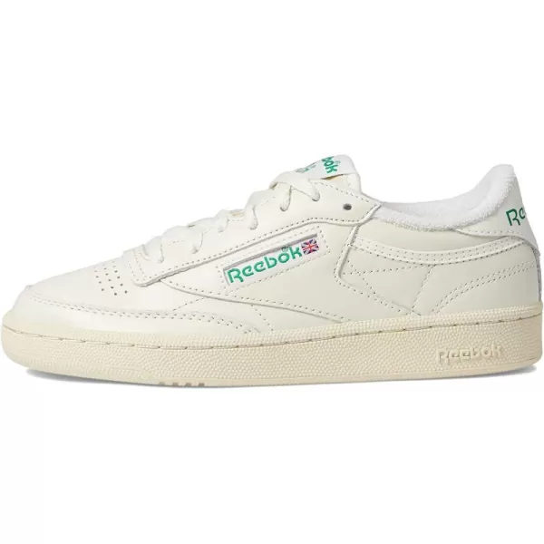 imageReebok Club C Walking Shoe for Women ChalkAlabasterGlen Green Vintage