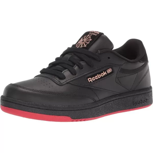 imageReebok Club Fashion SneakerBlackDynamic RedRose Gold