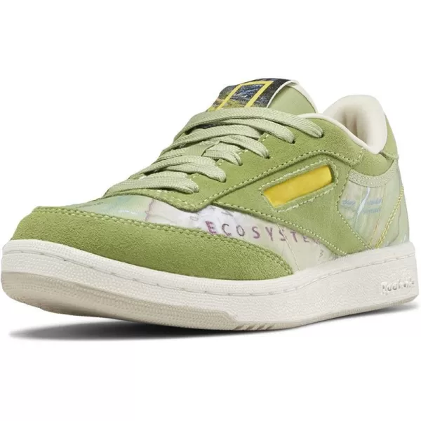 imageReebok Club Fashion SneakerNational GeographicMap GraphicGuard Green