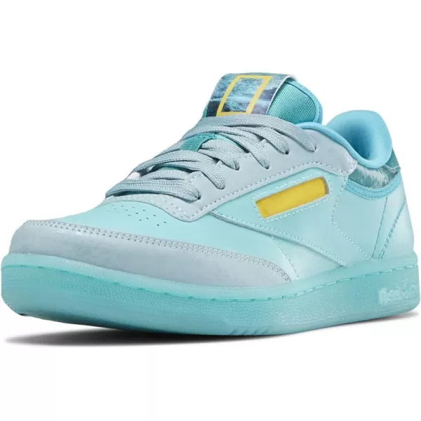 imageReebok Club Fashion SneakerNational GeographicOcean ThemePacific Blue