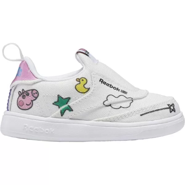 imageReebok Club Fashion SneakerPeppa Pig PinkWhiteBlack