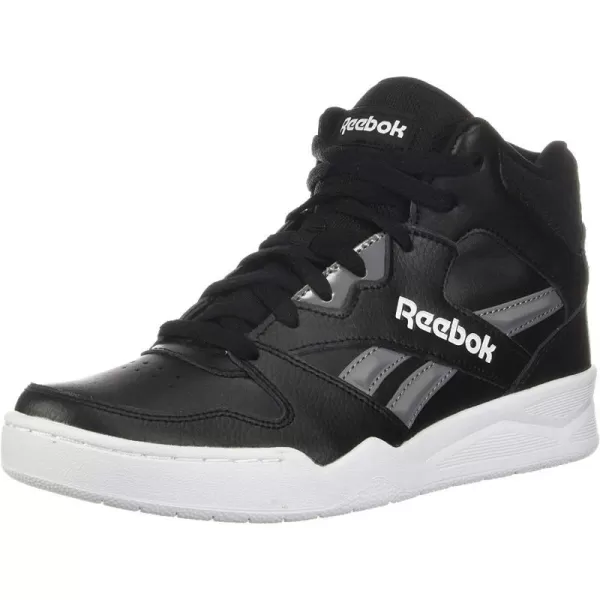 imageReebok Mens Bb4500 Hi 2 SneakerBlackPure GreyWhite