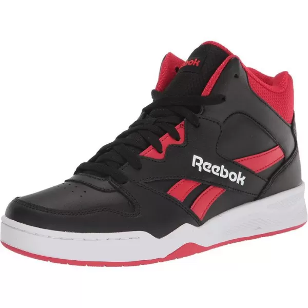 imageReebok Mens Bb4500 Hi 2 SneakerBlackVector RedWhite