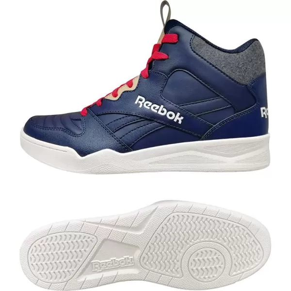 imageReebok Mens Bb4500 Hi 2 SneakerVector Navy Vector Red Sahara